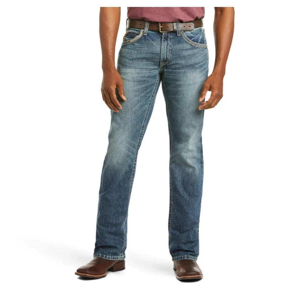 10012703 Ariat Men's M5 Low Rise Straight Leg Jean - Gambler