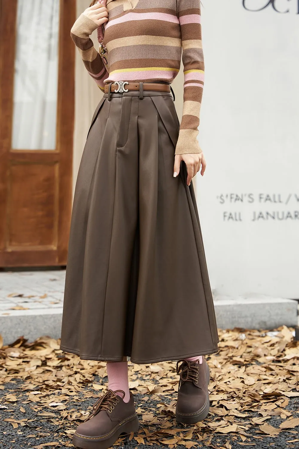 A Line Maxi Skirt for Women