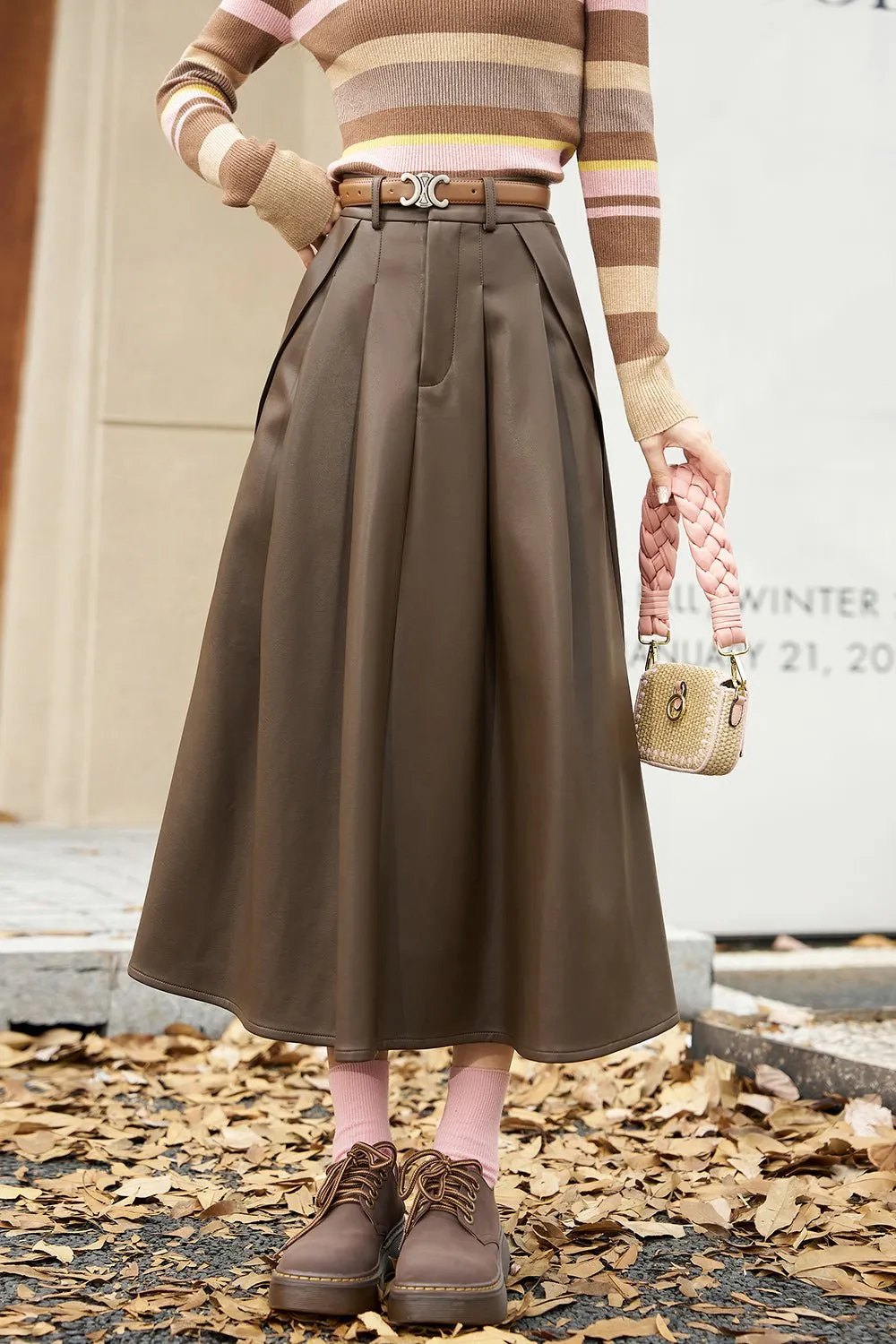 A Line Maxi Skirt for Women