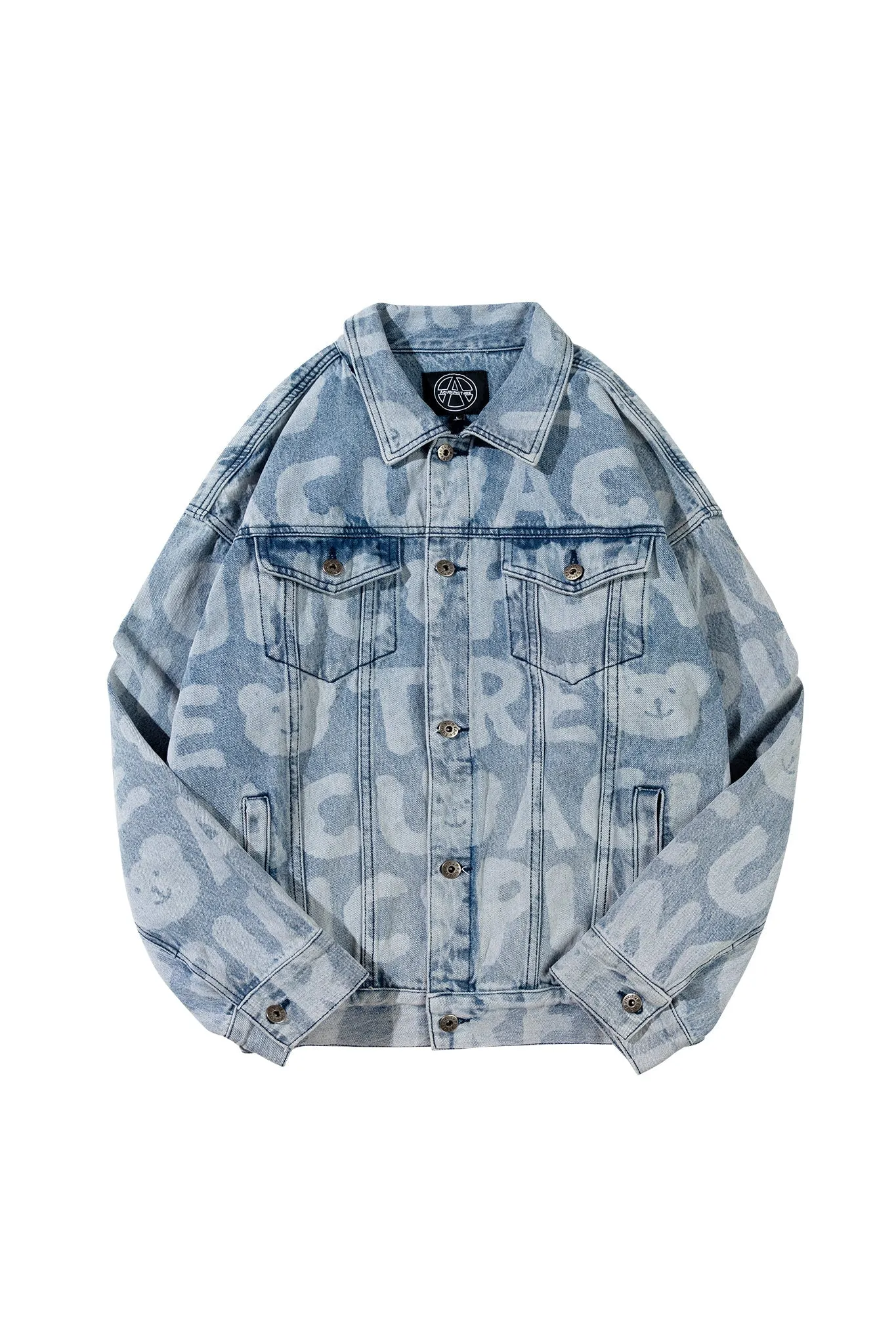 ALL-OVER BLUE DENIM JACKET