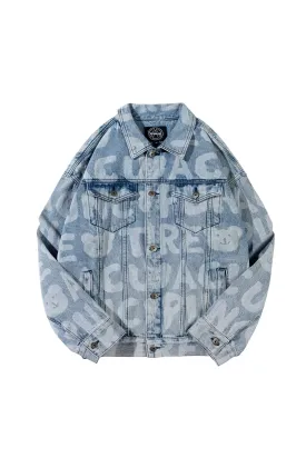 ALL-OVER BLUE DENIM JACKET