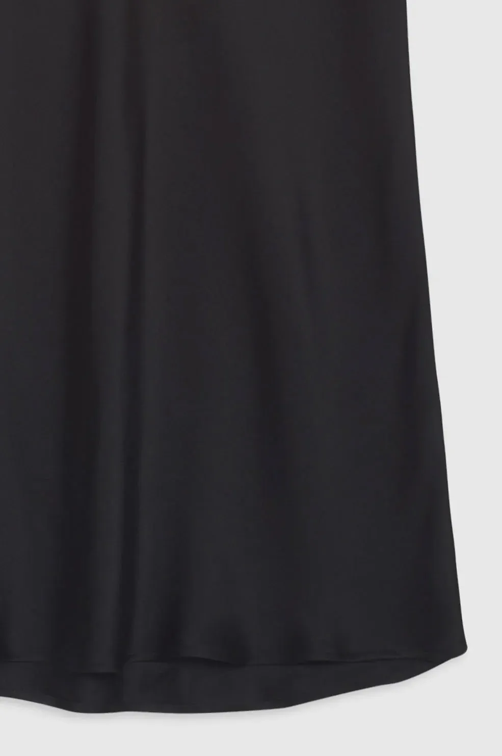 Bar Silk Skirt - Black