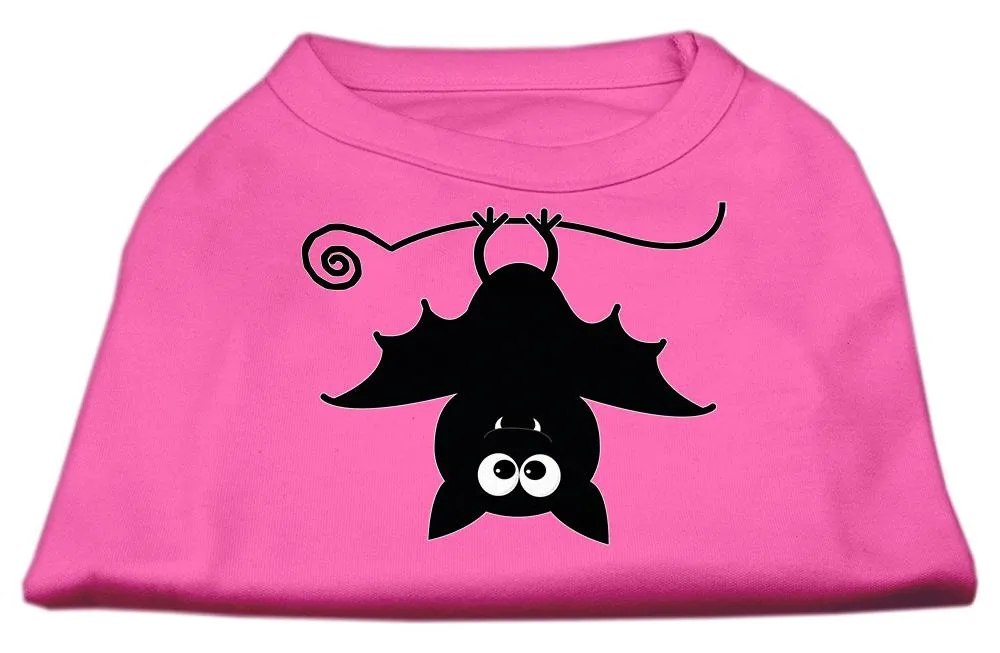 Batsy The Bat Screen Print Dog Shirt Bright Pink Med (12)