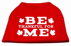 Be Thankful for Me Screen Print Shirt Red XL (16)