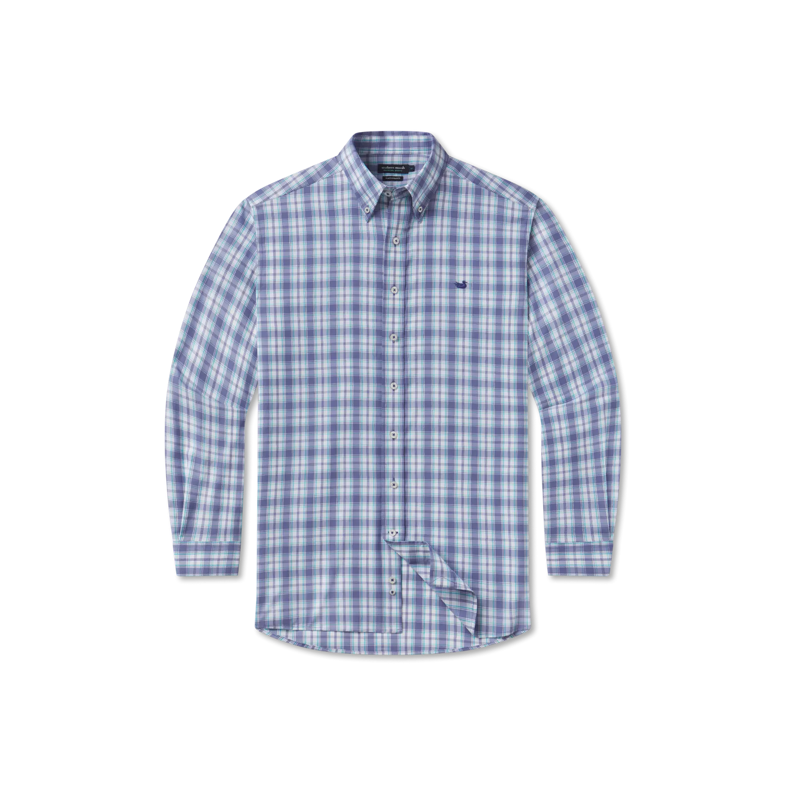 Benton Performance Plaid Dress Shirt