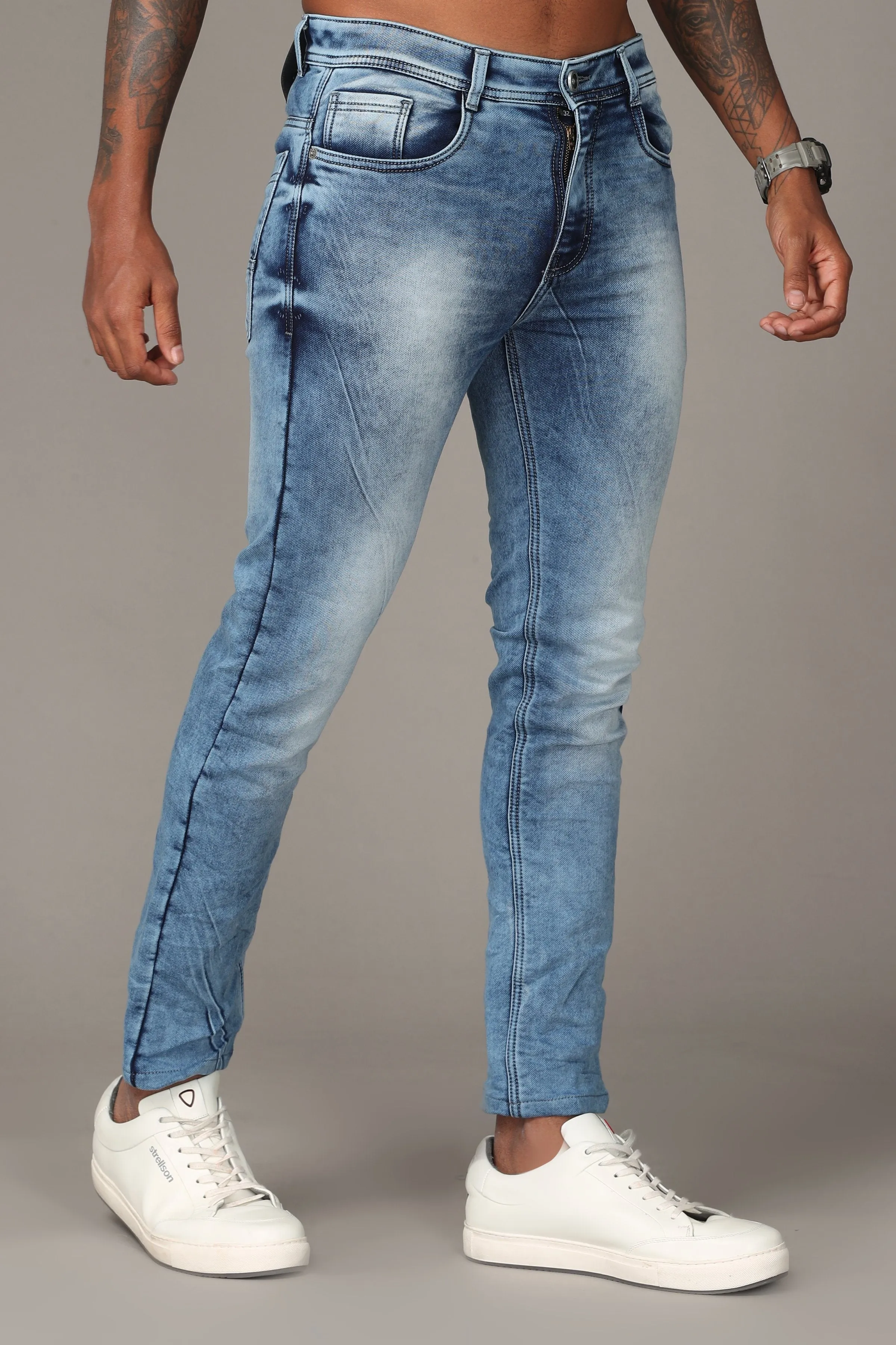 Blue with Light Fade Jeans