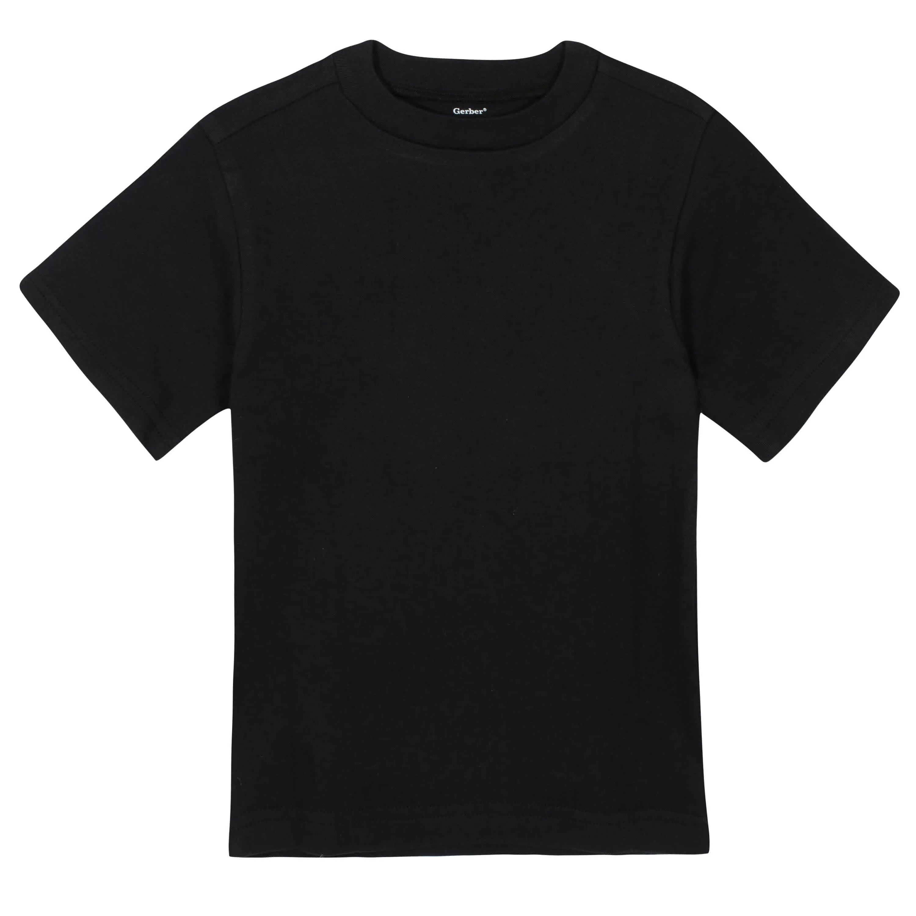 Boys Black Classic Short Sleeve Tee Shirt