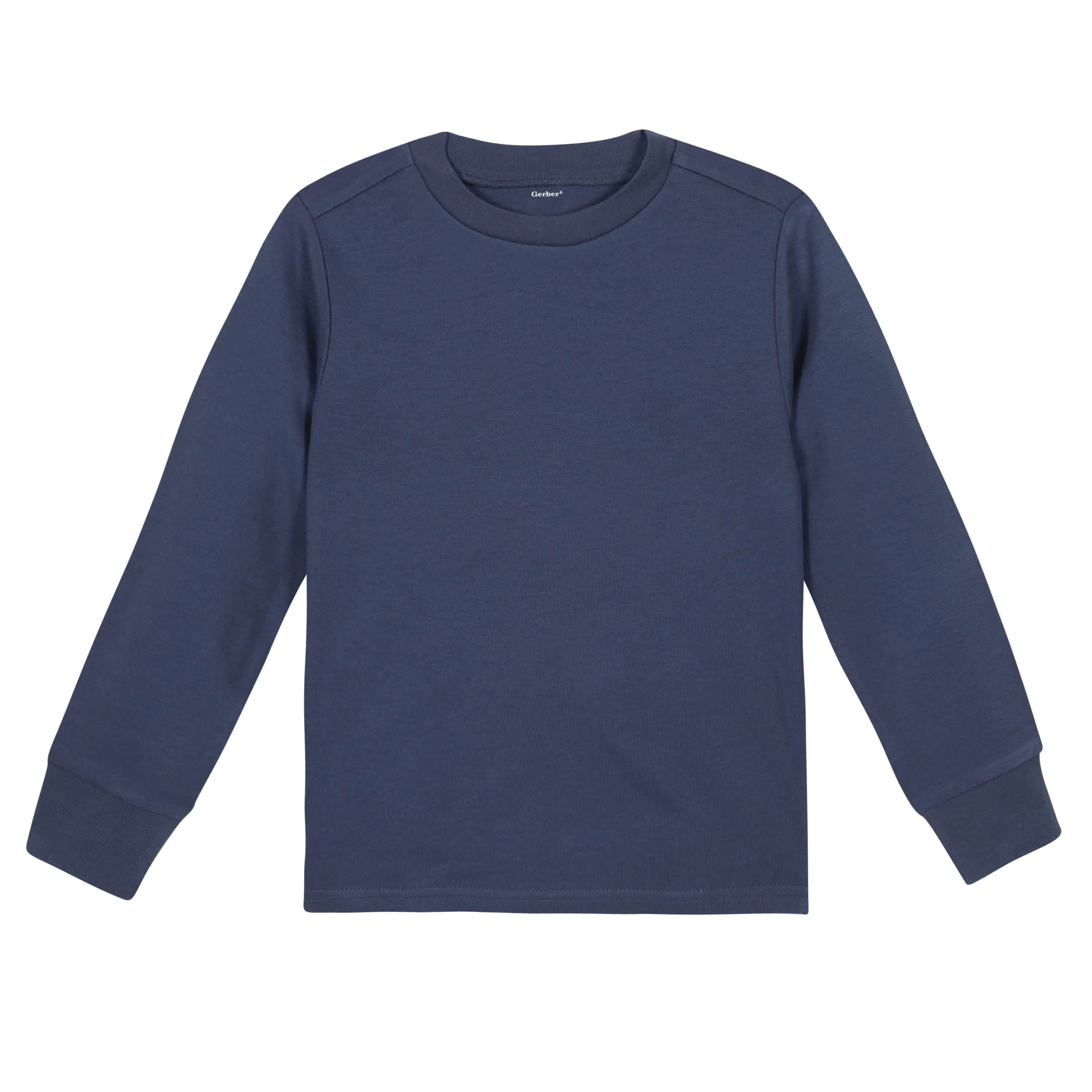 Boys Navy Classic Long Sleeve Tee Shirt