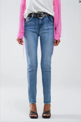 Breanna High Waisted Skinny Jeans