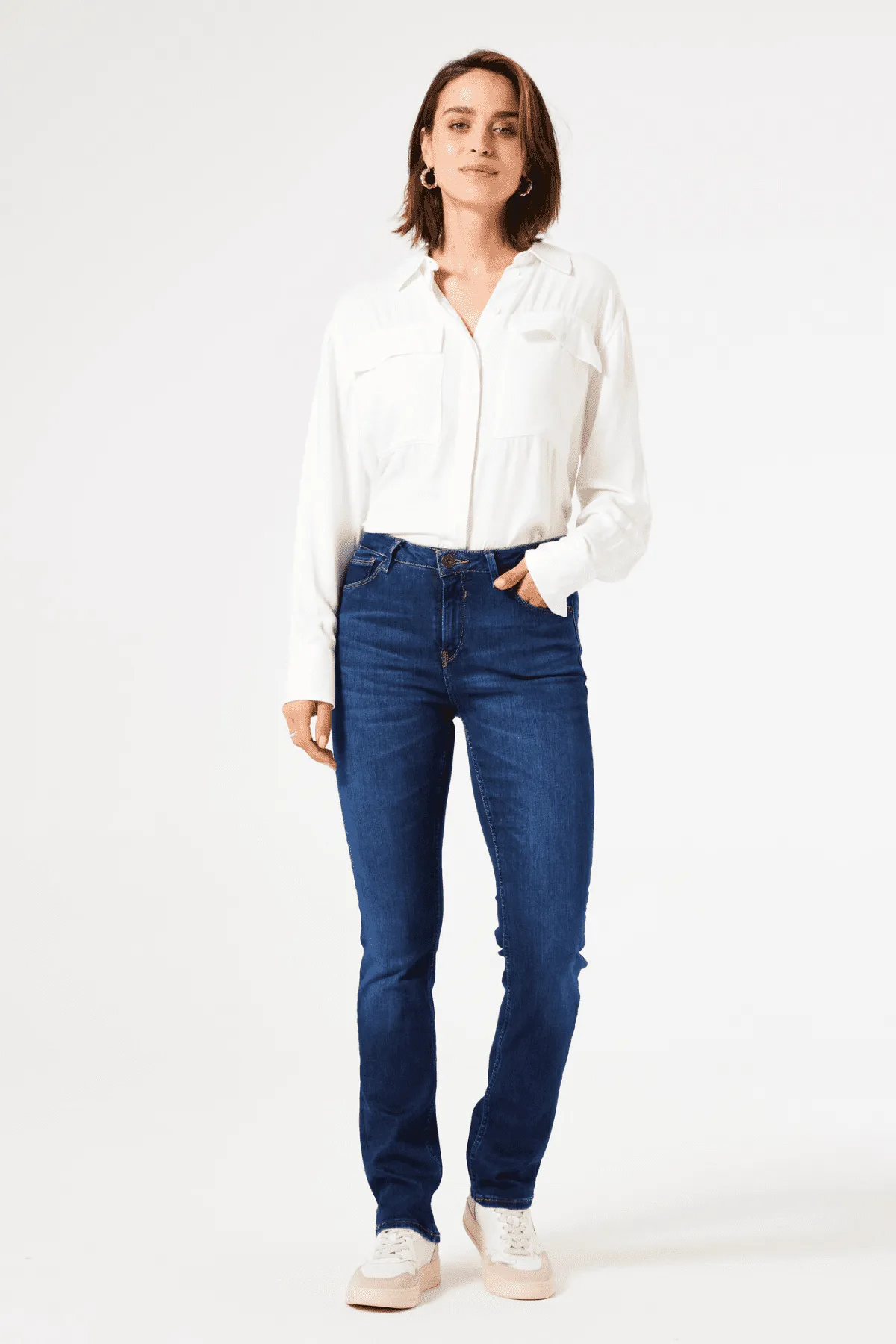 CELIA STRAIGHT FIT DARK DENIM