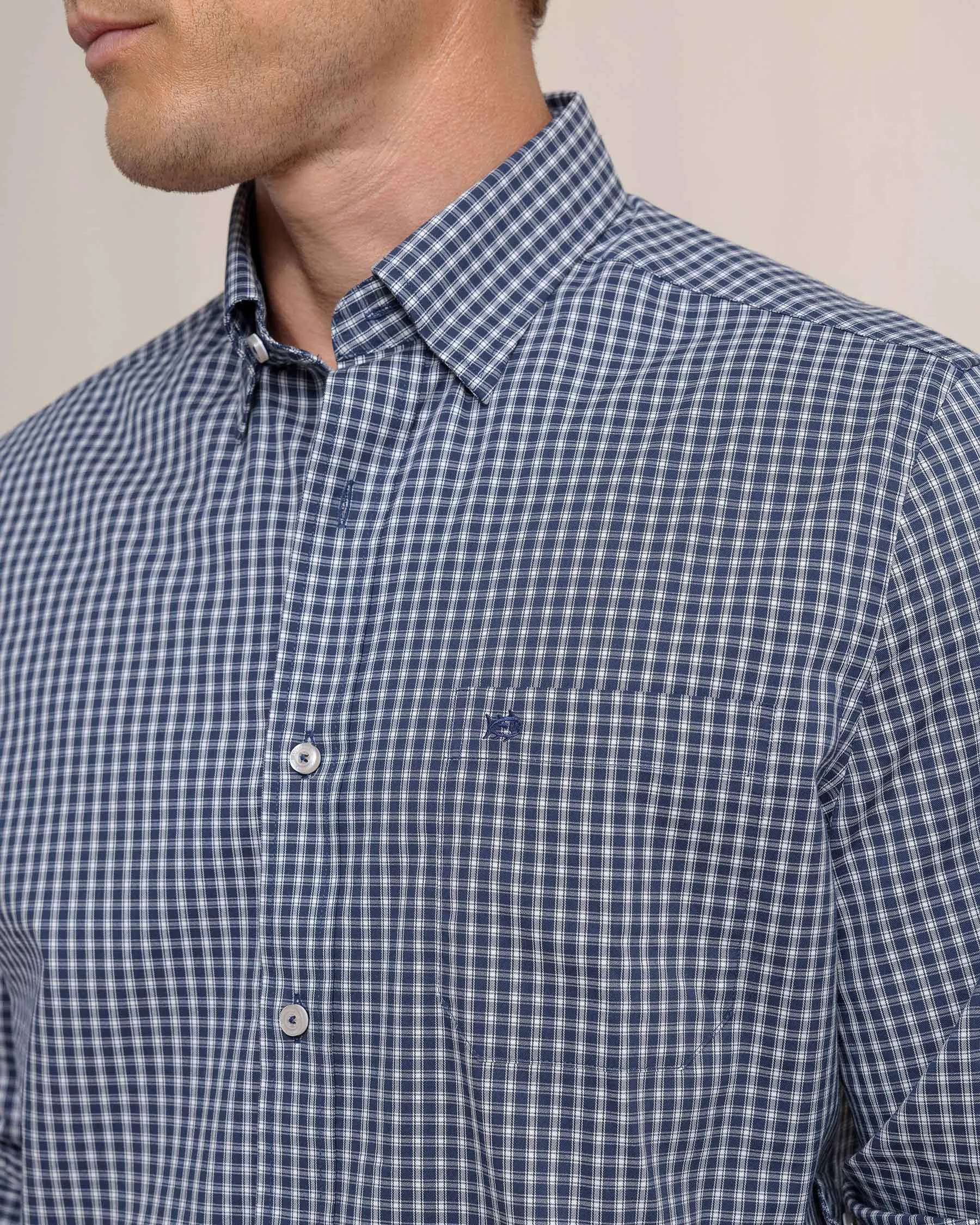 Charleston Pender Plaid Long Sleeve Sport Shirt