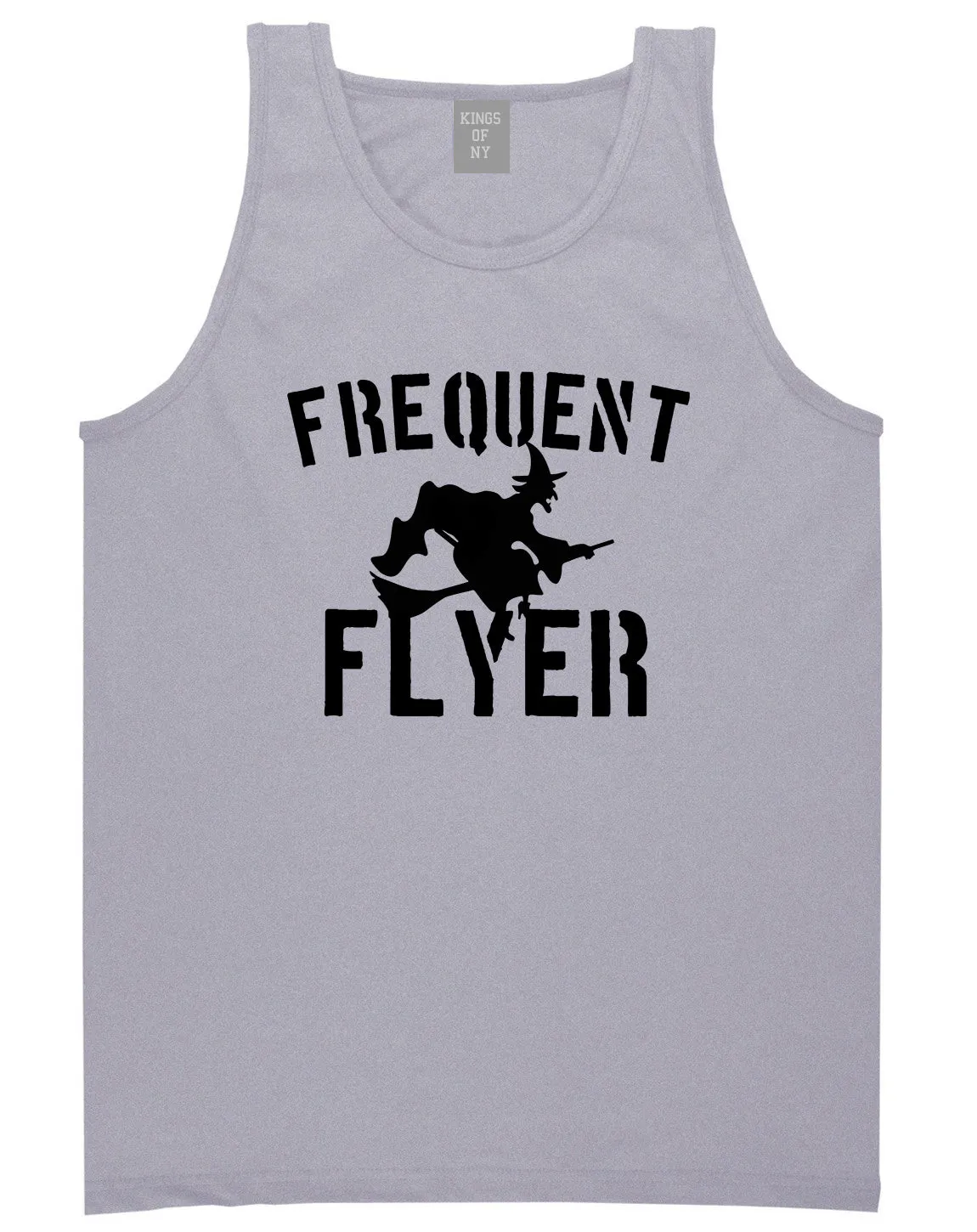 Frequent Flyer Witch Funny Halloween Mens Tank Top T-Shirt