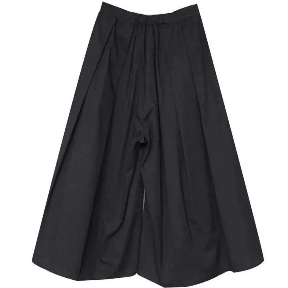 Funki Buys | Skirts | Men's Women's Gothic Wide Leg Pant Skirts