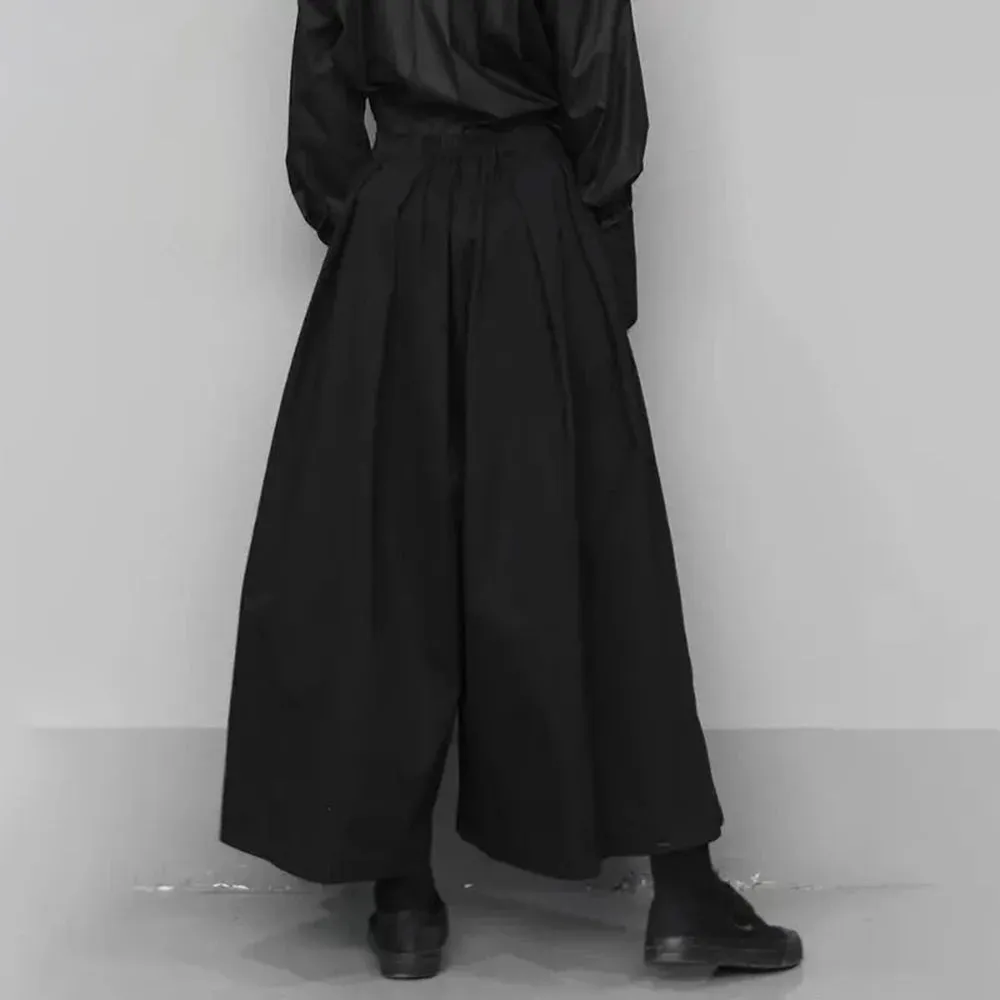 Funki Buys | Skirts | Men's Women's Gothic Wide Leg Pant Skirts