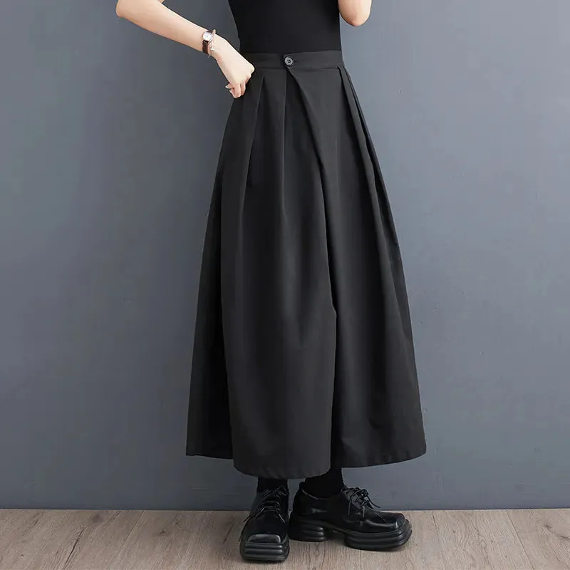 Funki Buys | Skirts | Men's Women's Gothic Wide Leg Pant Skirts