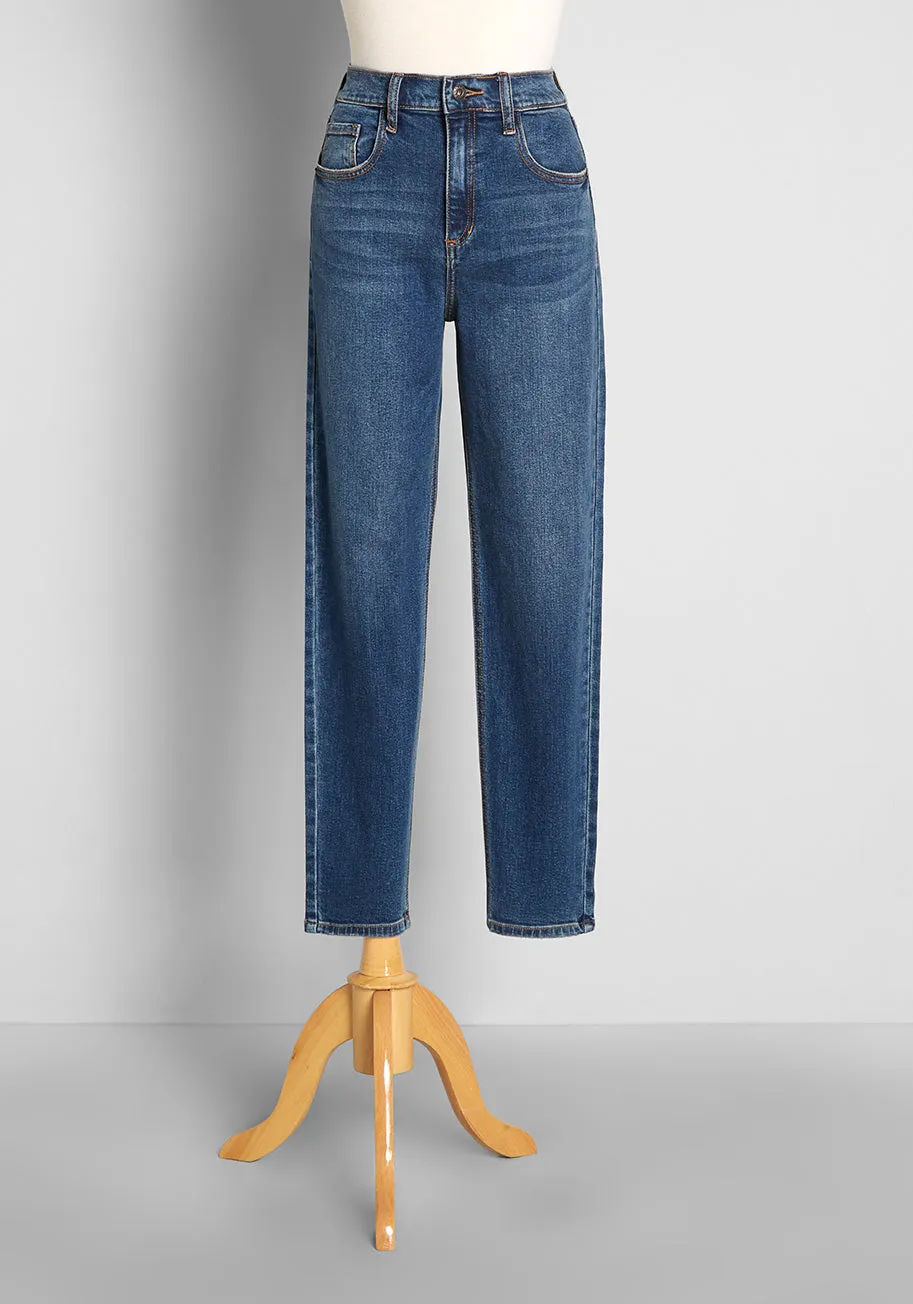 Gotta Have My Go-To Straight-Leg Jeans