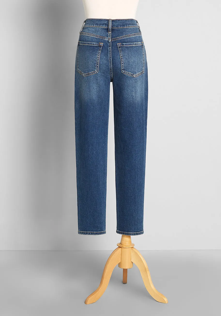 Gotta Have My Go-To Straight-Leg Jeans