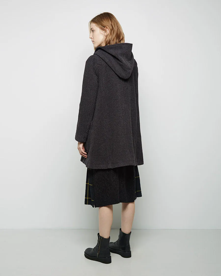 Hooded Wool Coat