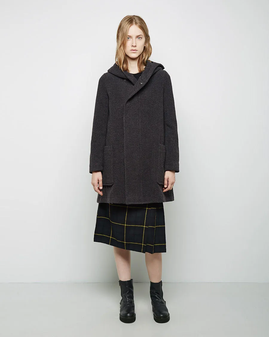 Hooded Wool Coat