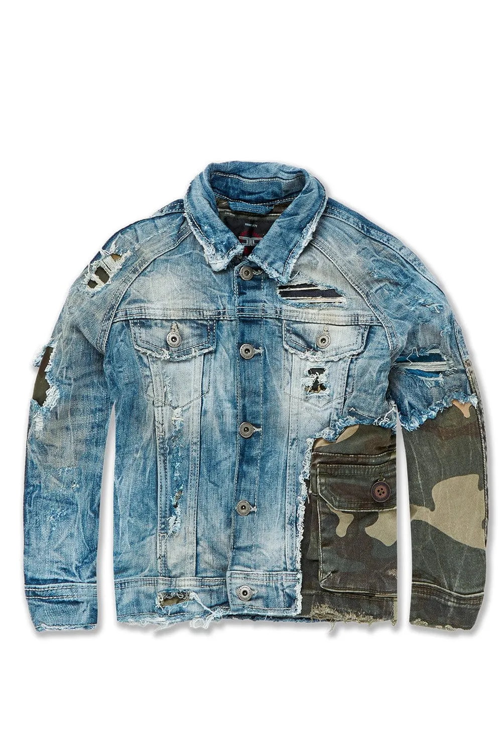 Kids Devotion Denim Trucker Jacket (Woodland)