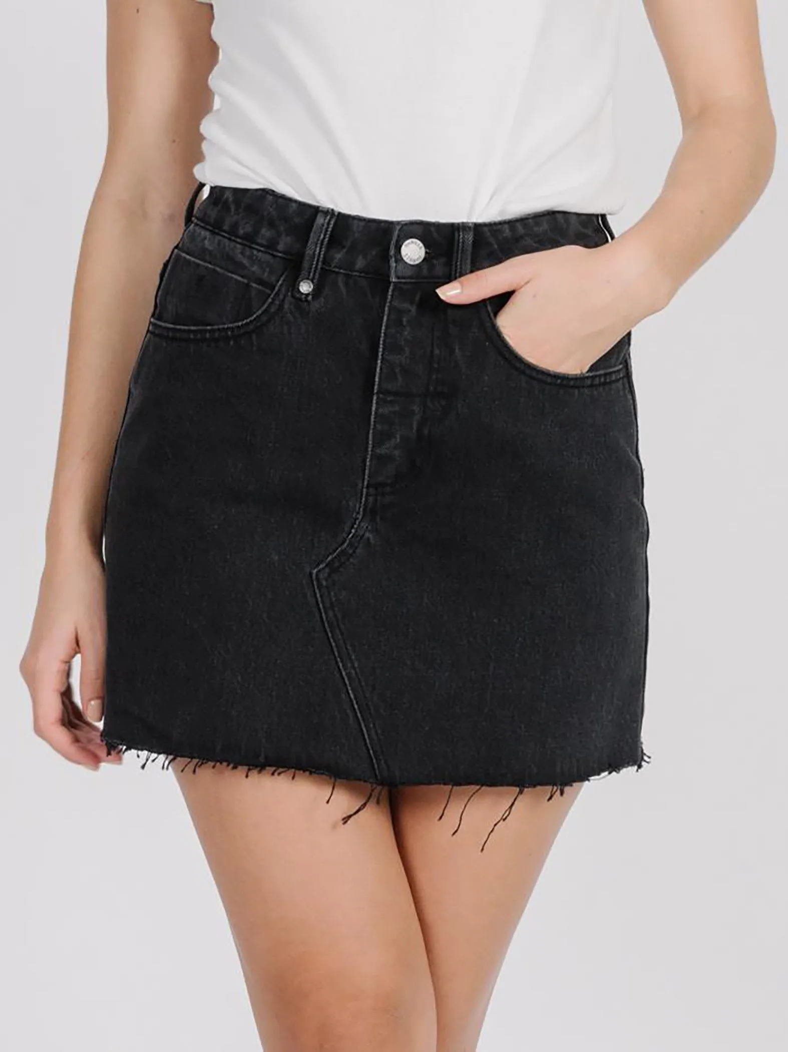 Leni Skirt Black Rinse