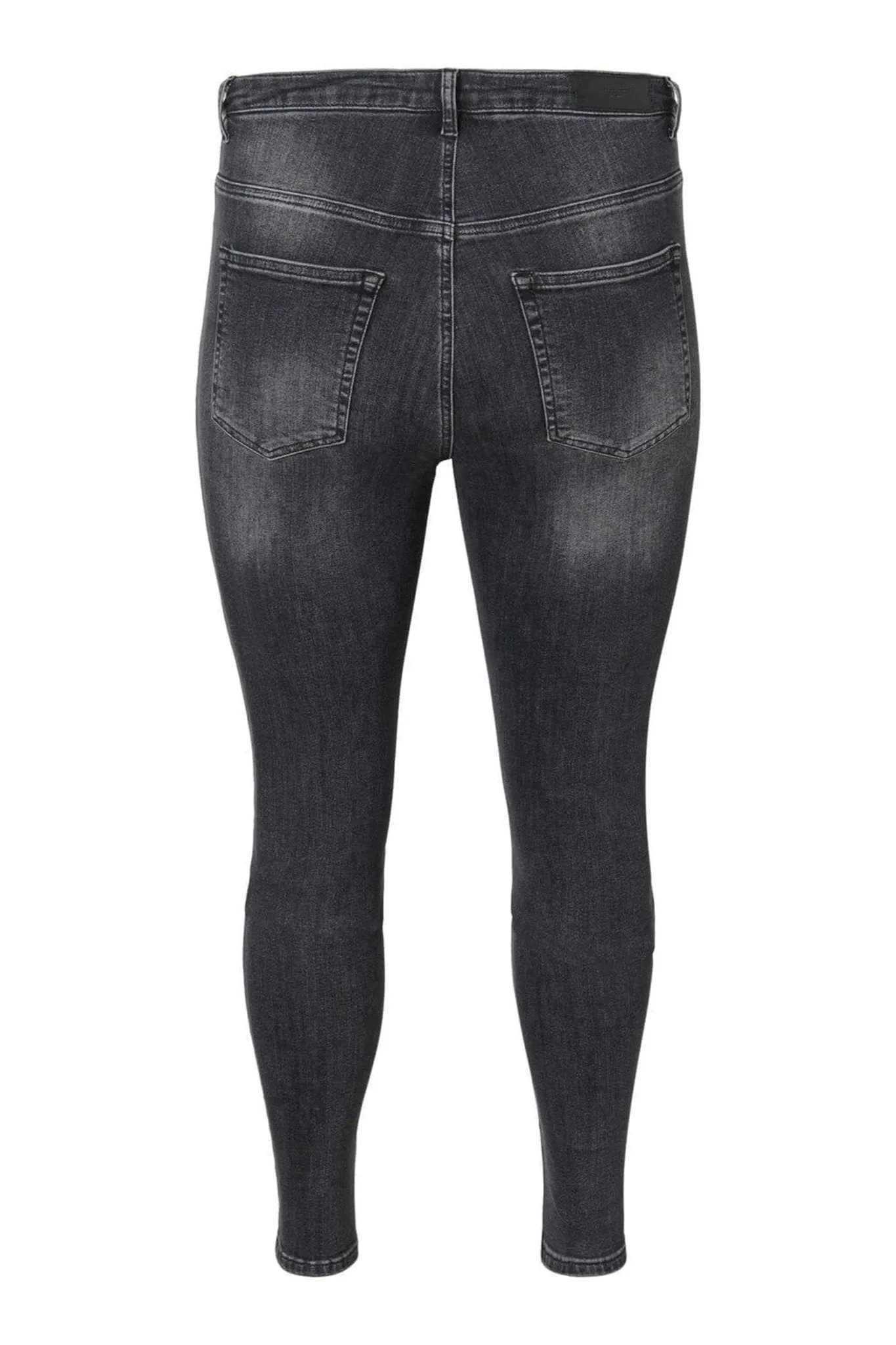 Lora Jeans high-waisted (Curve) - Black-grey denim