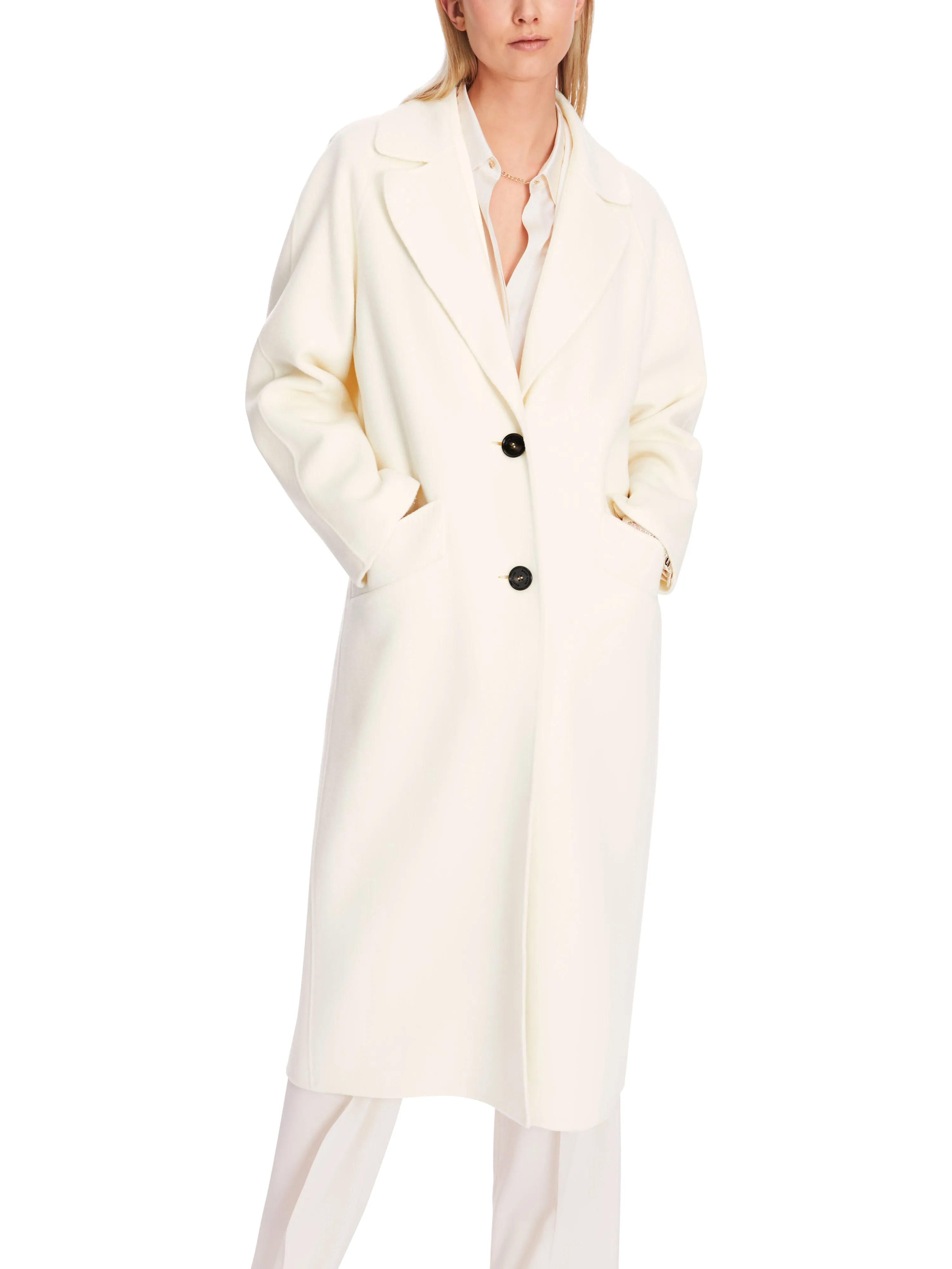 MARC CAIN Ecru Coat