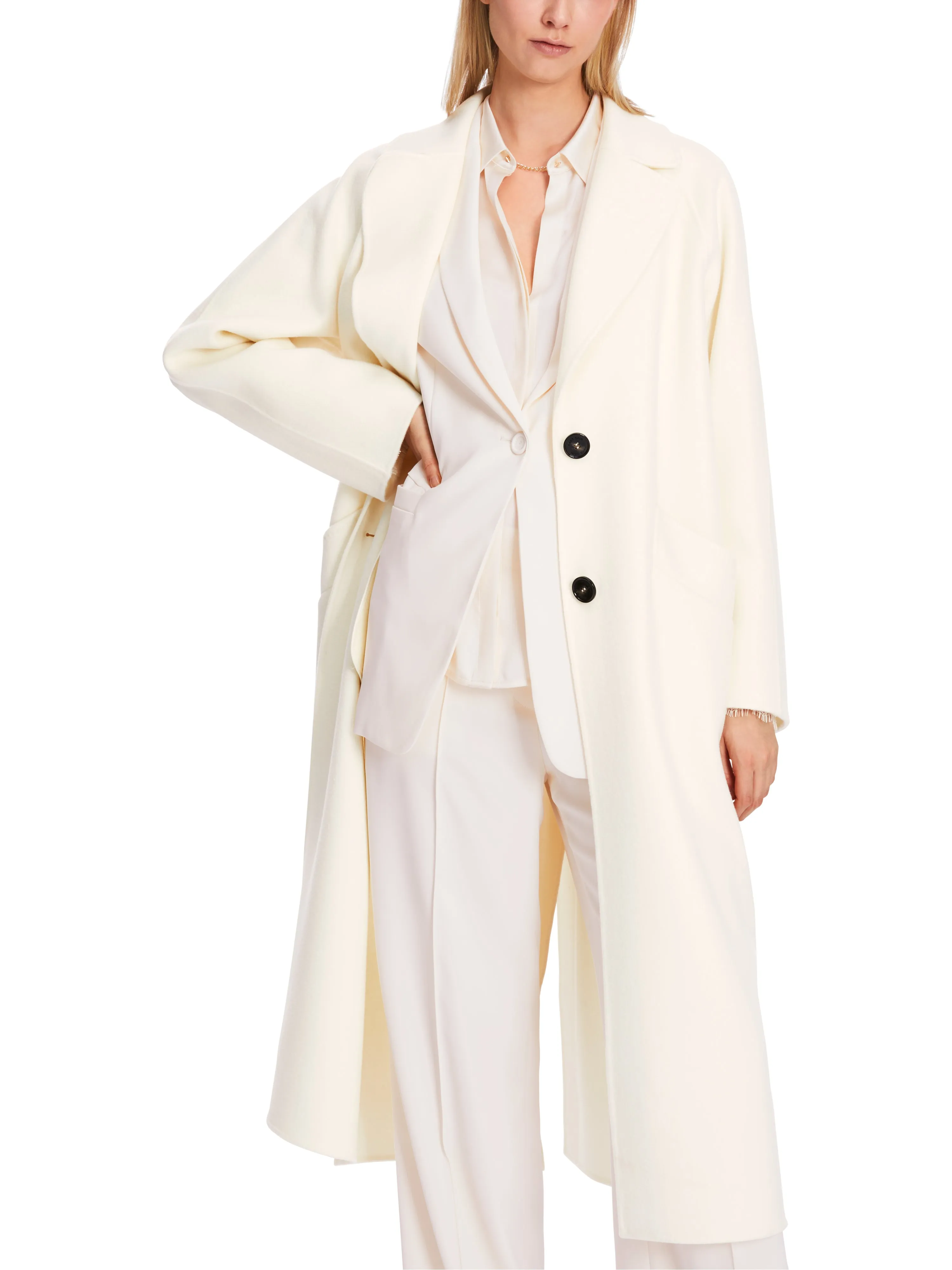 MARC CAIN Ecru Coat