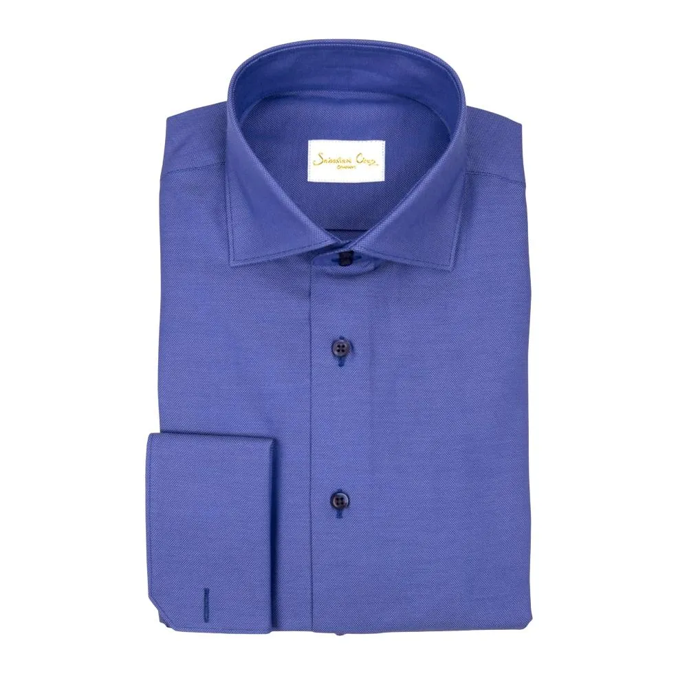 Mare Blue Weavetex Dress Shirt @ The Vault