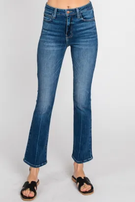 Mini Flare Jeans in Dark Wash