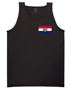 Missouri State Flag MO Chest Mens Tank Top T-Shirt