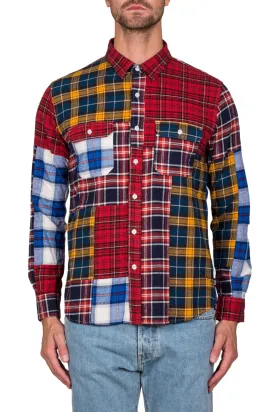 Mixed Plaid Shirt