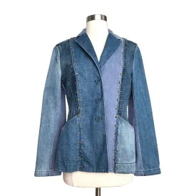 Patchwork Denim Jacket - S