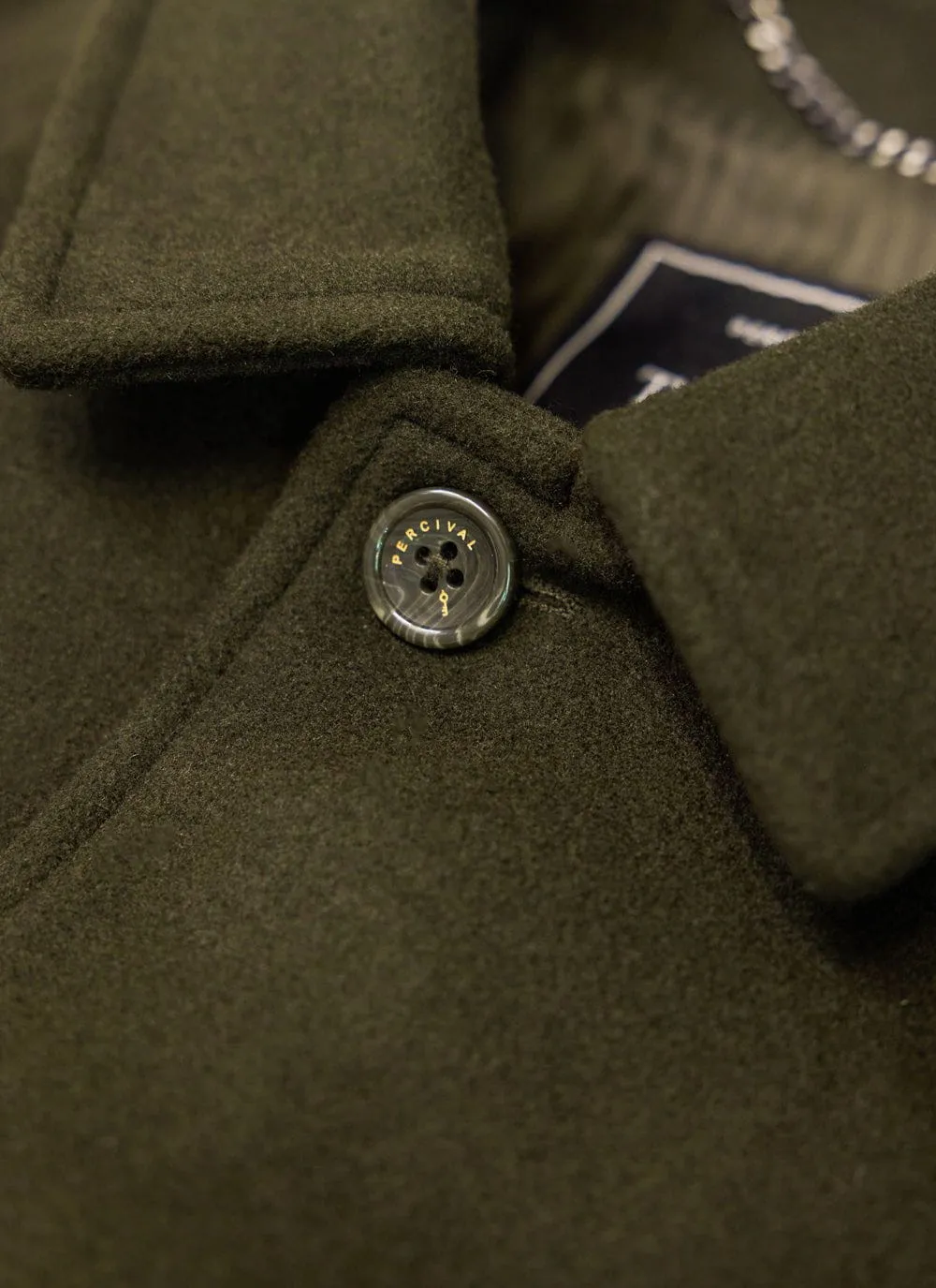 Pea Coat | Melton Wool | Olive