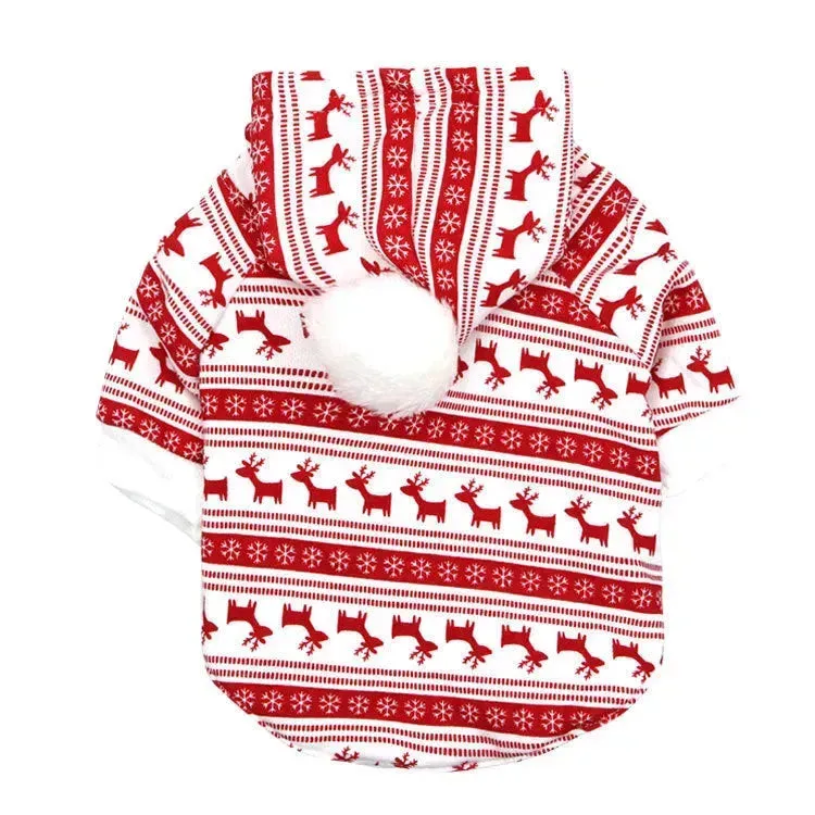 Pet Christmas Hoodie Sweater