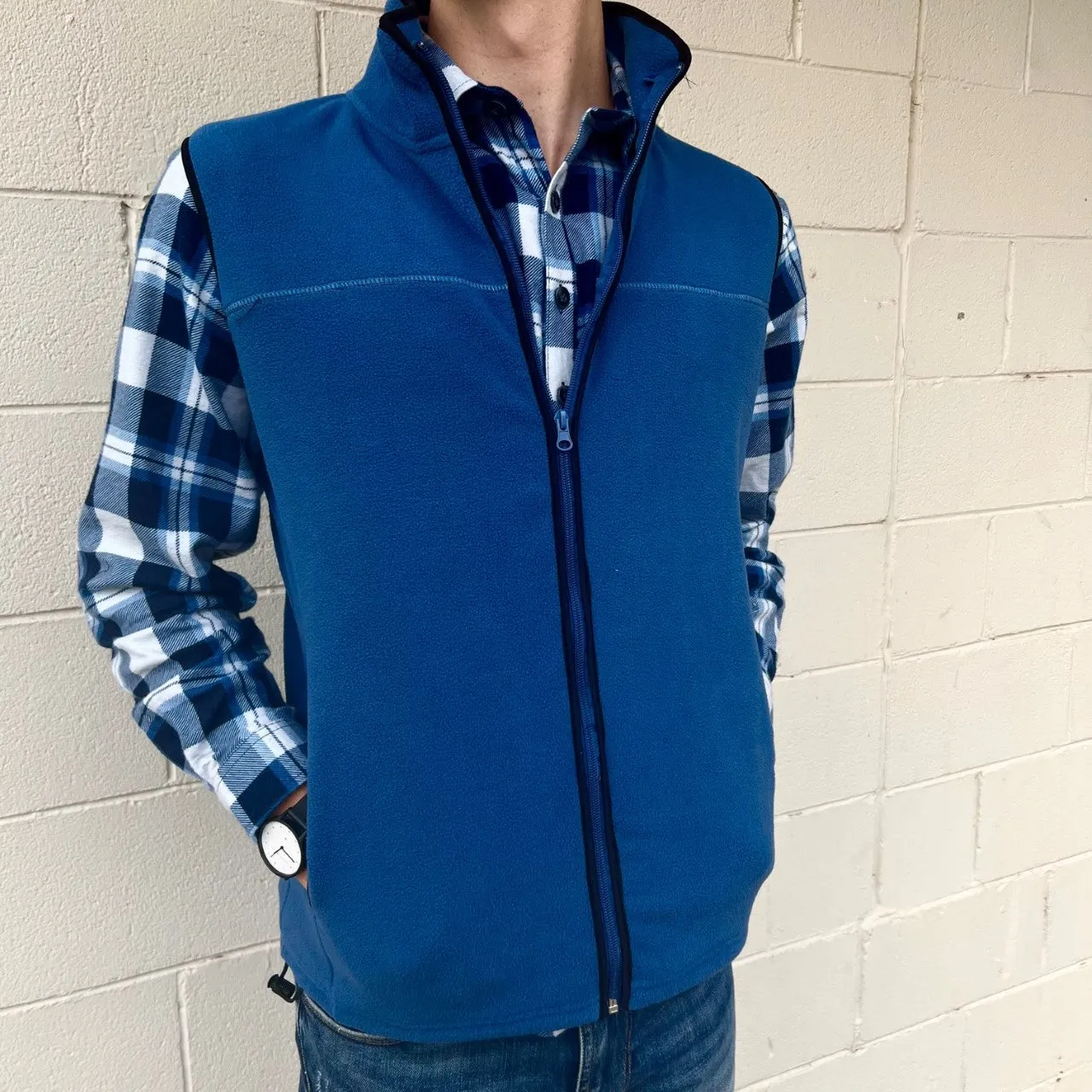 Polar Fleece Vest - Navy | Wine | Ocean Blue | Black