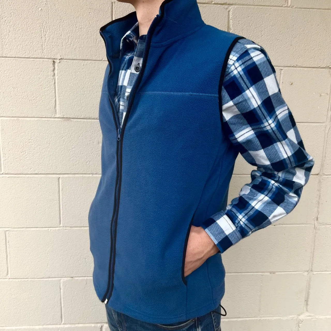 Polar Fleece Vest - Navy | Wine | Ocean Blue | Black