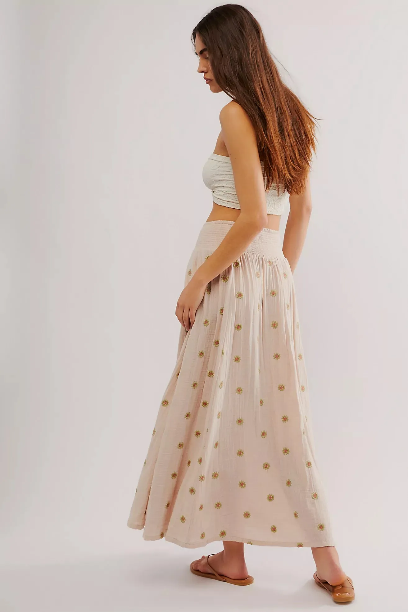 Real Love Maxi Skirt- Crystal Gray