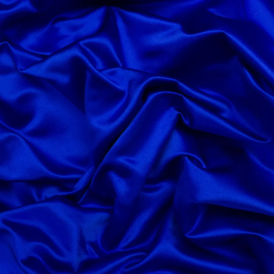 Royal Blue Silk Duchess Satin