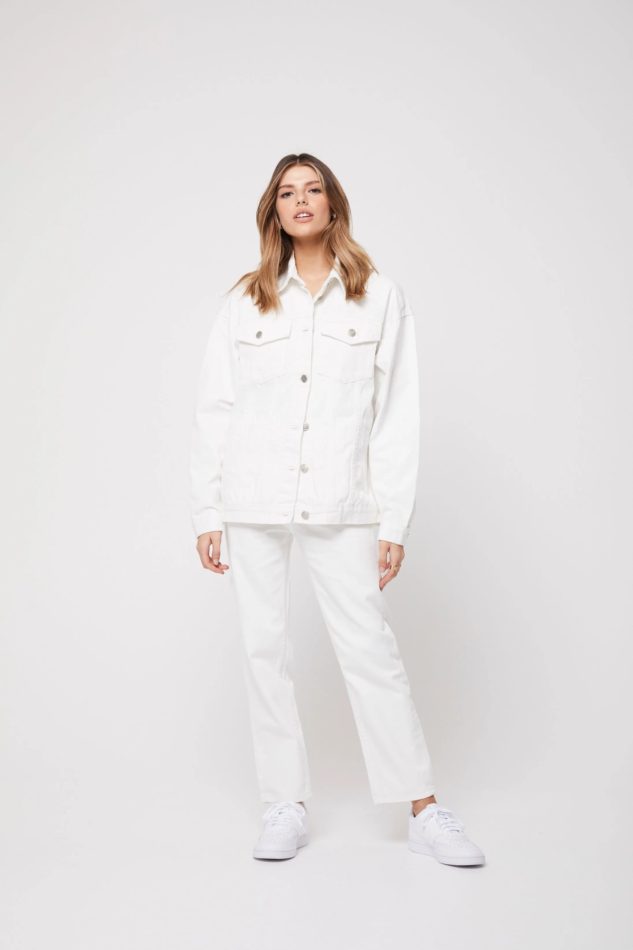 Rozalia Russian x Atoir WOMENS THE DENIM JACKET -WHITE