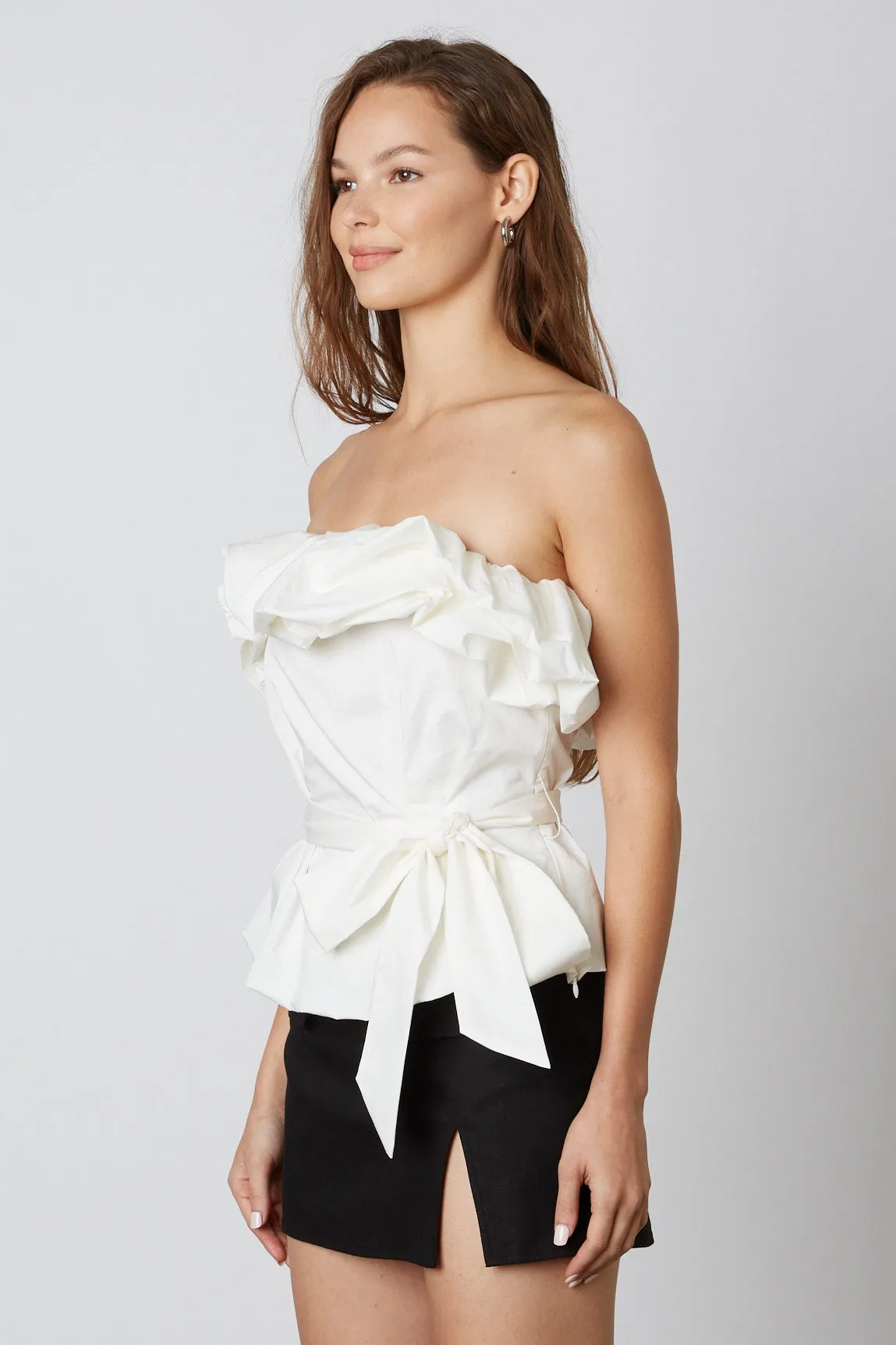 Ruffle Peplum Top