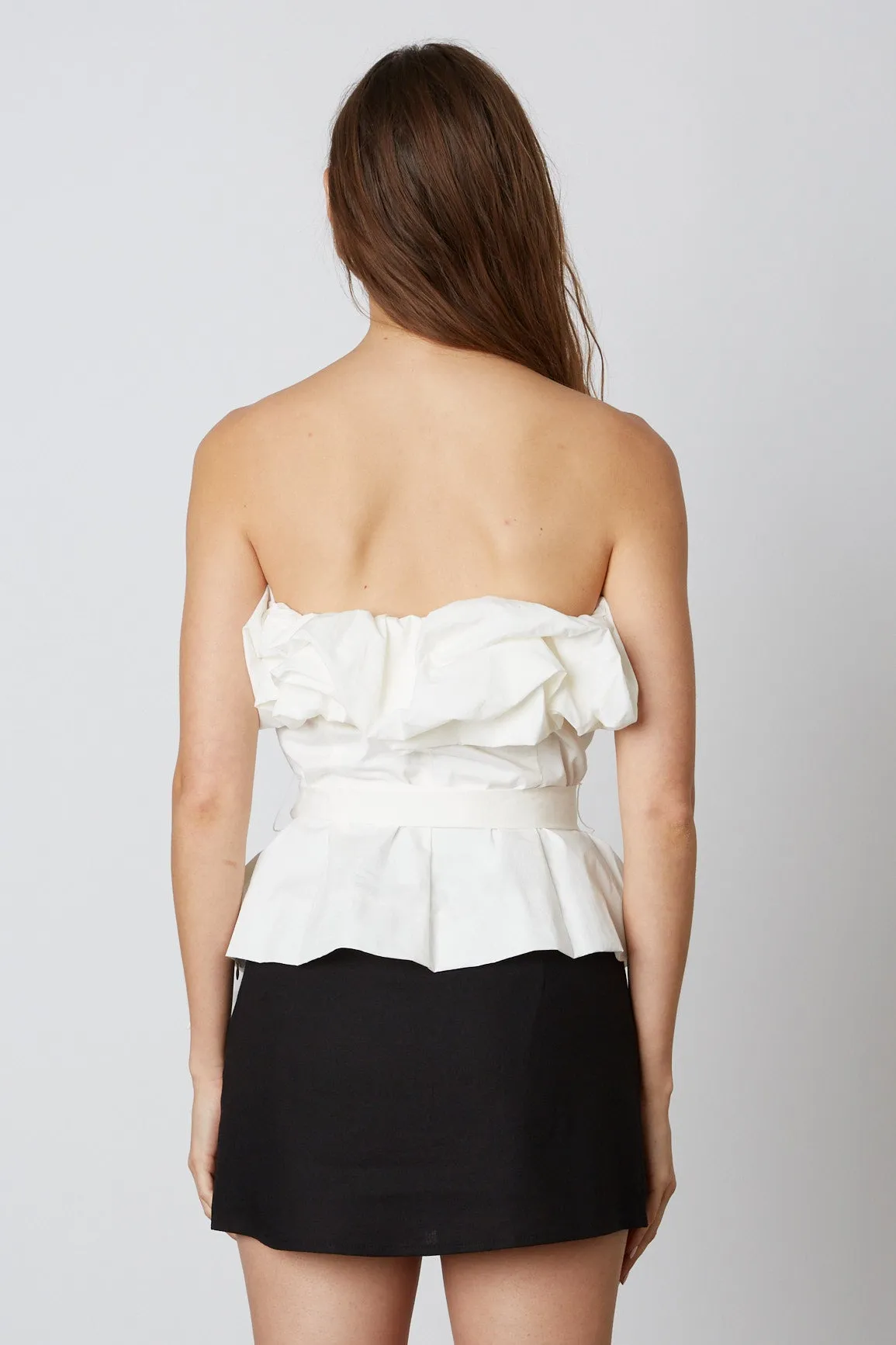 Ruffle Peplum Top