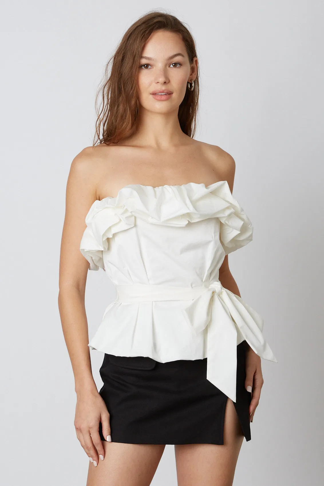 Ruffle Peplum Top