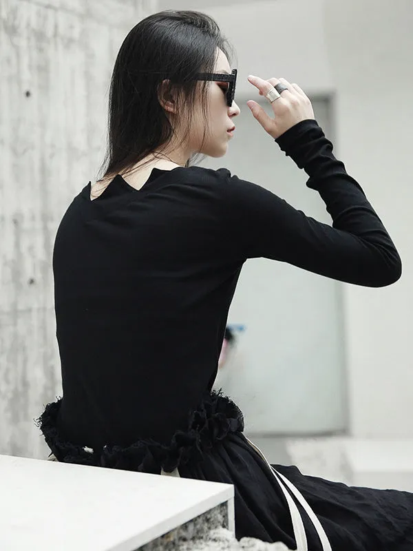 Solid Long Sleeves Shirt Top