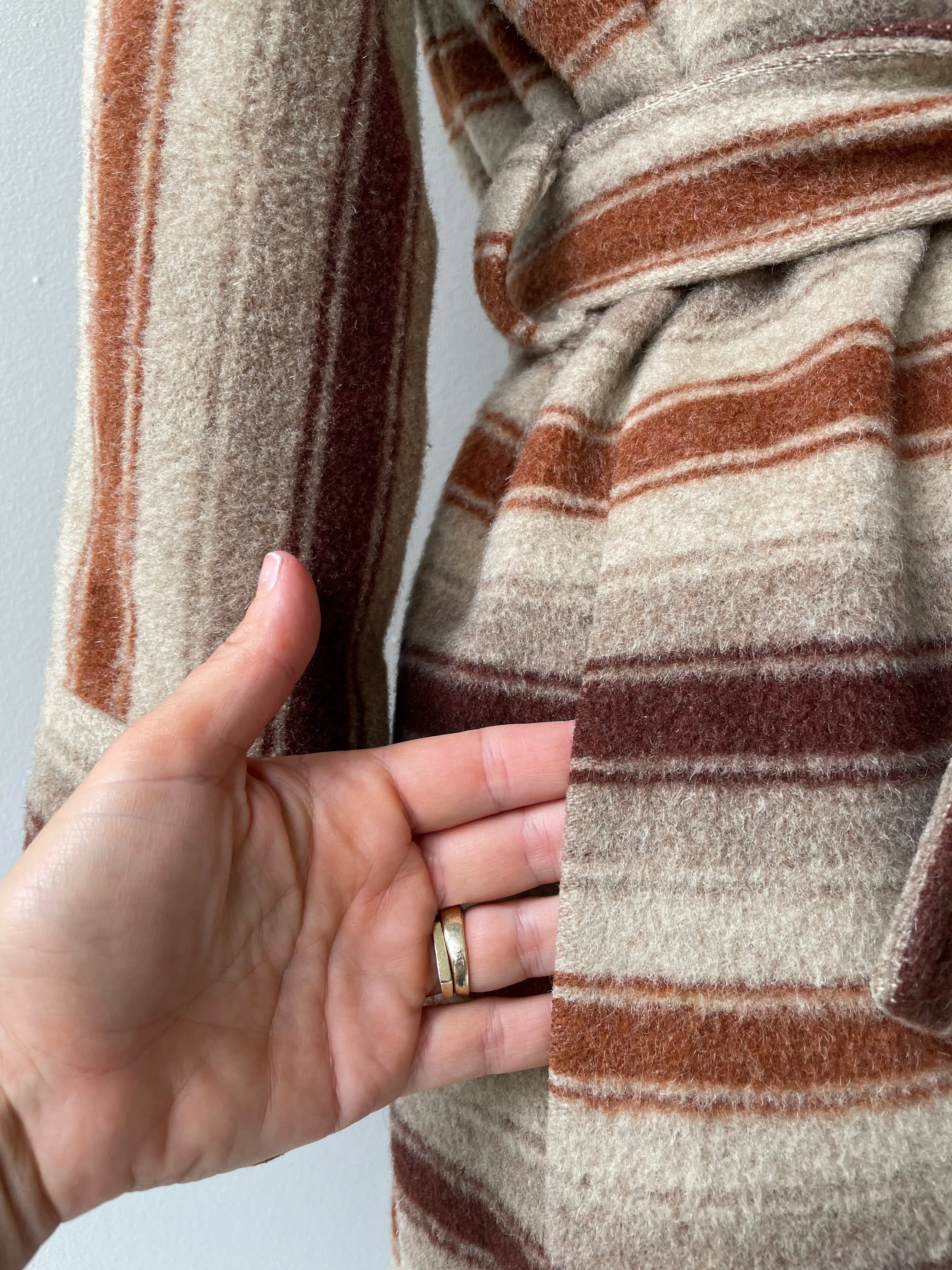 Spice Trade Wool Blanket Coat