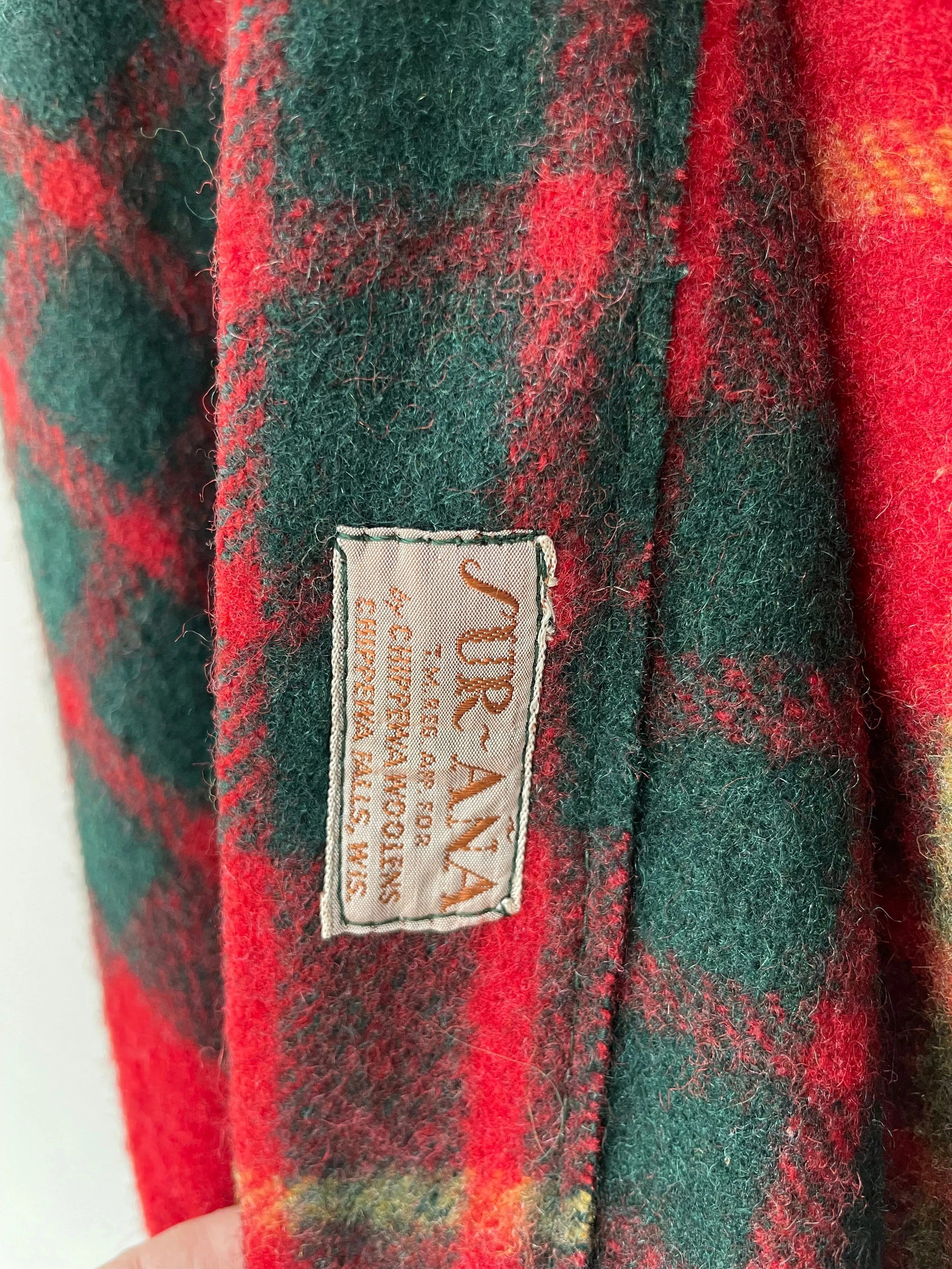 Stewart Tartan Wool Cape | 1950s