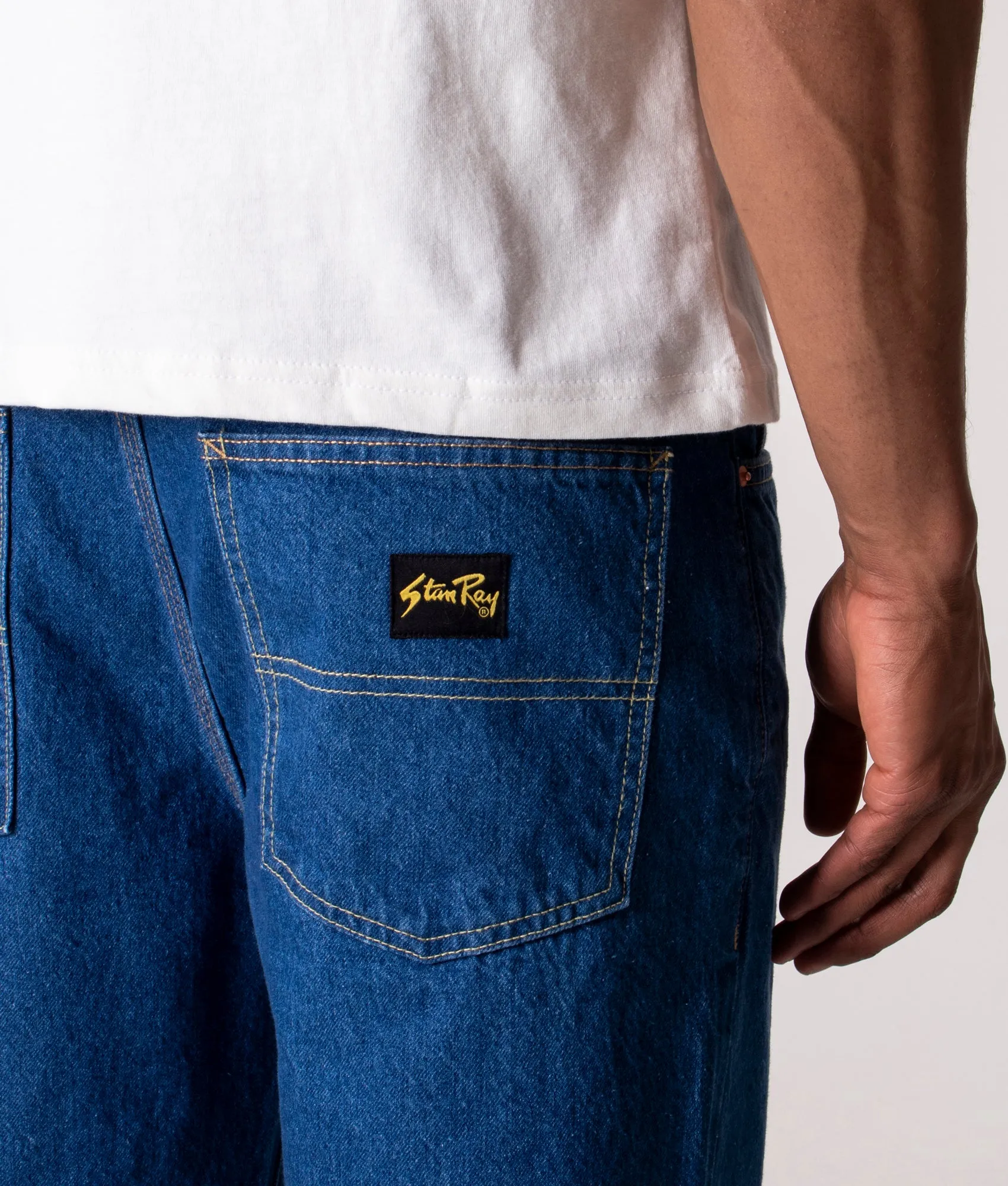 Straight Fit 5 Pocket Jeans