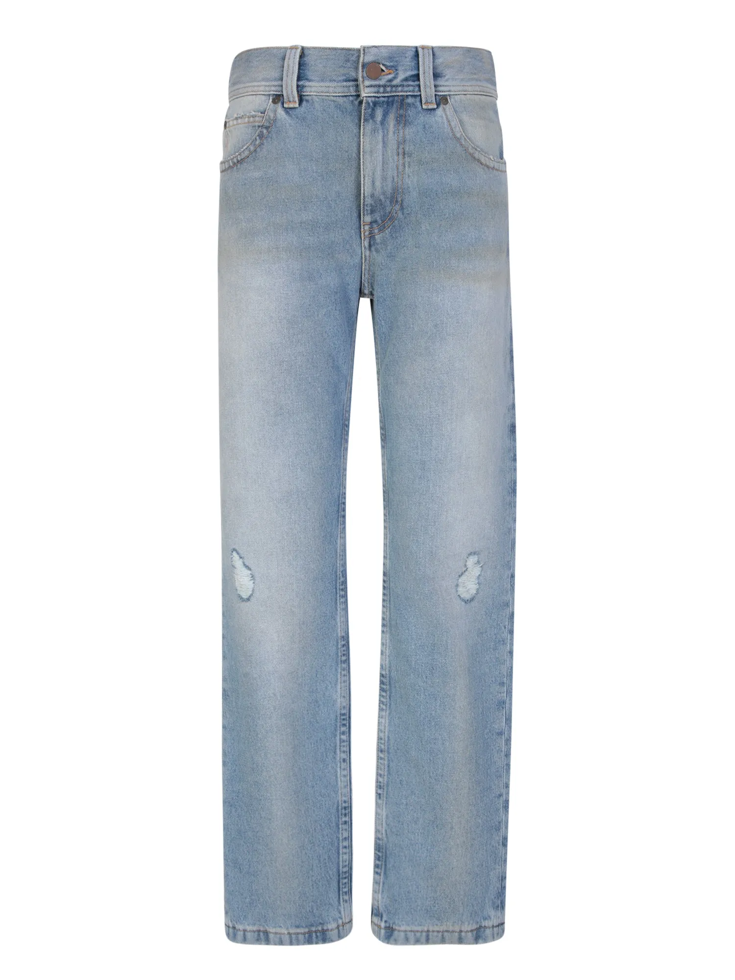 Straight-leg jeans