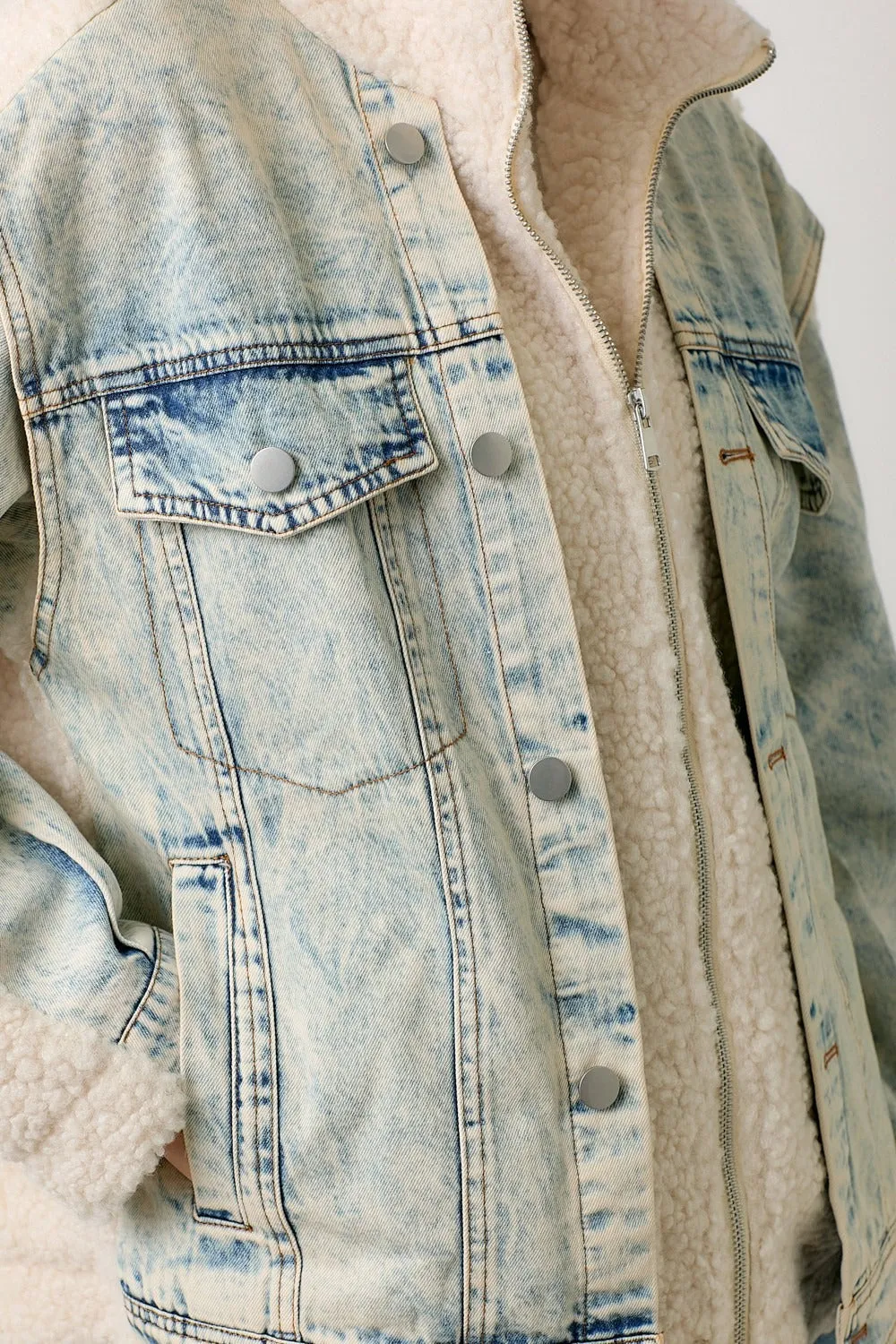 Sydney Sherpa Denim Jacket