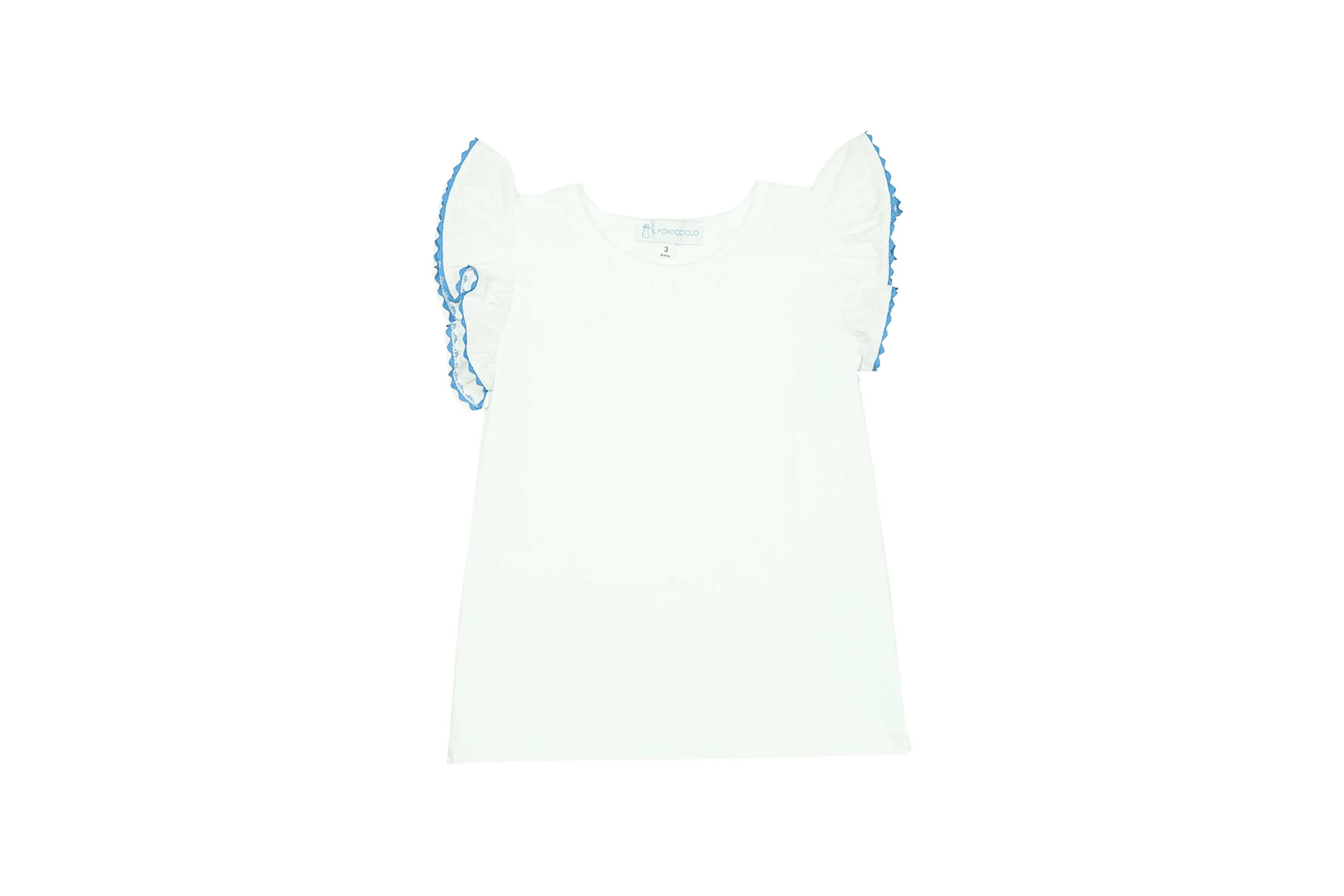 T-shirt Volant - Blue